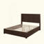 Structure de lit plateforme en bois avec tête de lit, aucun sommier requis, lit sur pied, assemblage facile-1066957493-1066957494