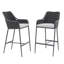Tabourets de bar d'extérieur avec coussins-1145617253