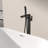1 Handle Clawfoot Tub Faucet with Diverter-93644681