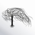 Handmade Modern Landscape & Nature Wall Decor on Metal