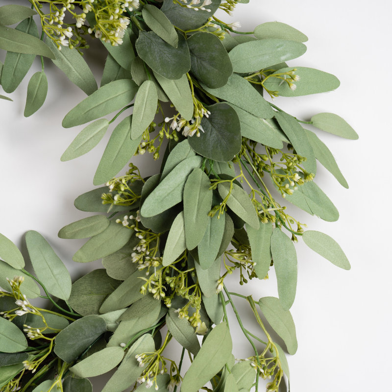 50cm Premium Eucalyptus & Gypsophila Wreath