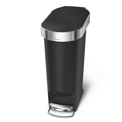 Simplehuman 10.6 Gallon Slim Kitchen Step Trash Can with Liner Rim