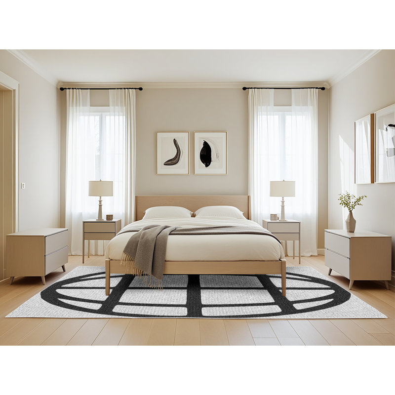 Tapis noir Zubair, Rectangle 5 pi x 8 pi