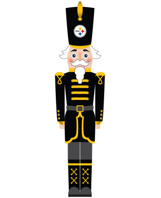 Pittsburgh Steelers 46" Nutcracker Leaner