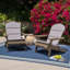 Chaise Adirondack pliante en bois massif Laffey-30796170