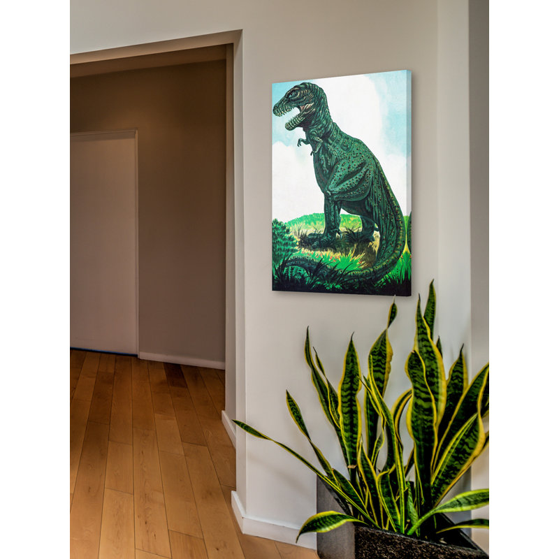 Tyrannosaurus - Graphic Art on Canvas