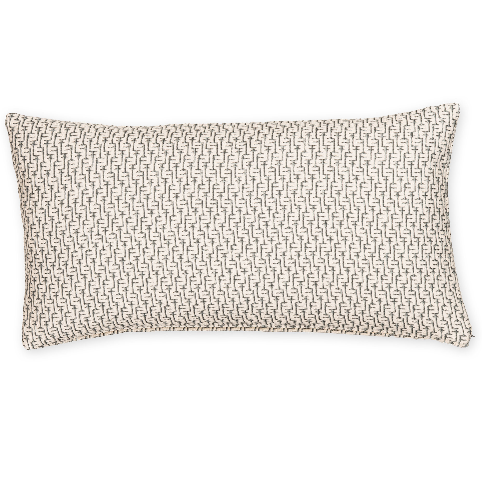Cascade Geometric Accent Pillow, Rectangle 14"H x 26"W, Blue, Polyester