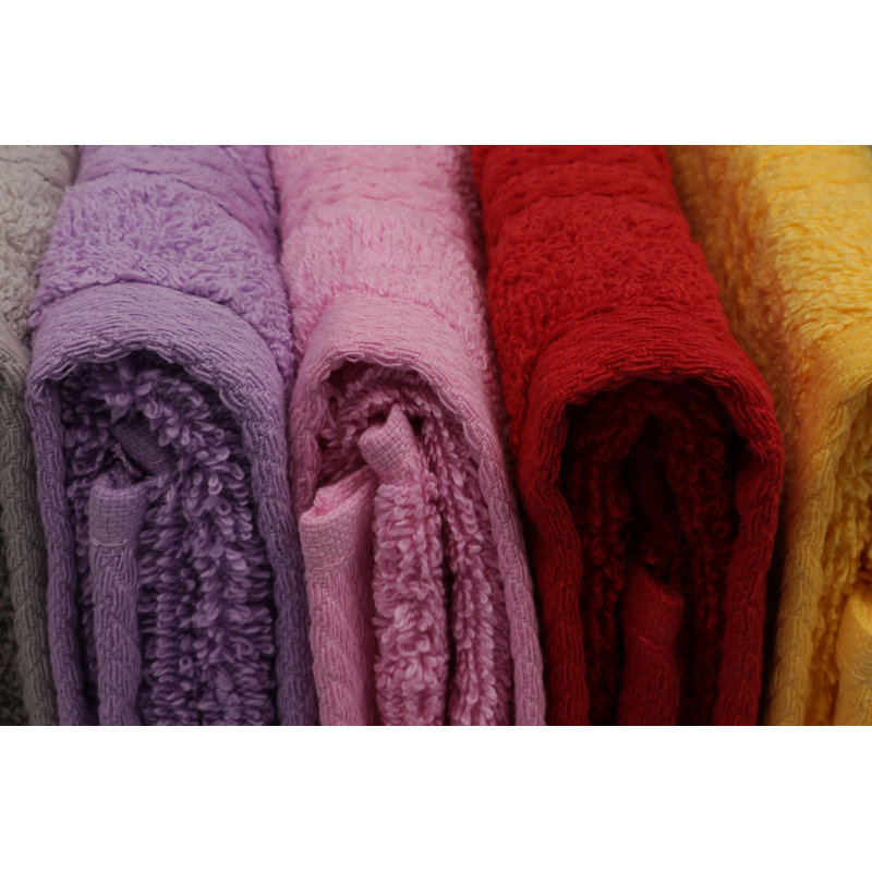 Ensemble de serviettes luxueuses 10 pièces, 100% coton, 11,8 po x 19,7 po | Ultra-doux et absorbant, 500 g / m² | Lavable à la machine à 104 ° F | Couleurs assorties: vert, bleu, jaune, gris, rouge, rose, lilas, blanc, crème, brun | Idéal pour la maison et le spa