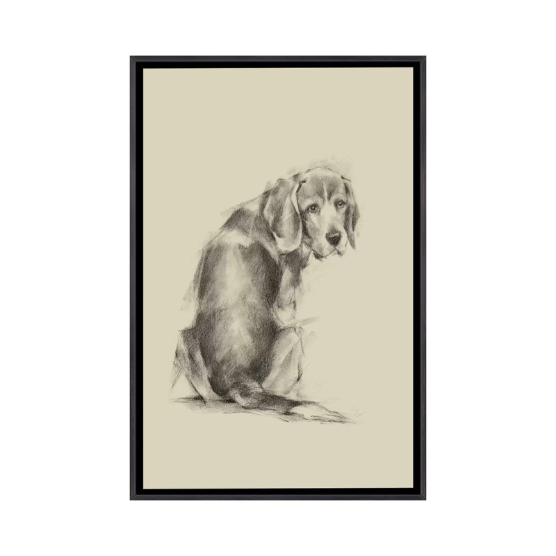 "Puppy Dog Eyes I" par Ethan Harper, reproduction d’art, Pas de tapis, H 60 po x l 40po x P 1,5 po