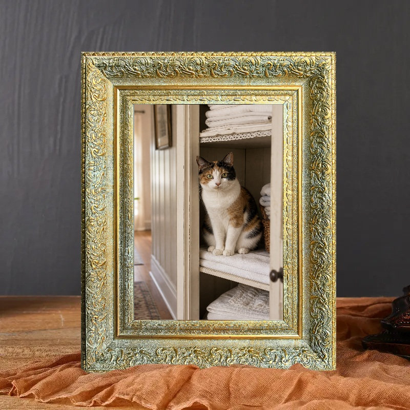 Cadre photo 8 pièces x 10 po 8 pièces x 10 po, Antique Gold, 3, 8" W x 10" H