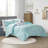 Raina Metallic Printed Comforter Set-10070221-10070211