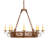 Ganon 8 - Light Steel Dimmable Chandelier