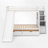 Twin Over Full Bunk Bed With Storage Staircase-1858892219