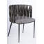 Ensemble de chaise de salle à manger avec accoudoirs tressés Tyrone-55173936-125186628