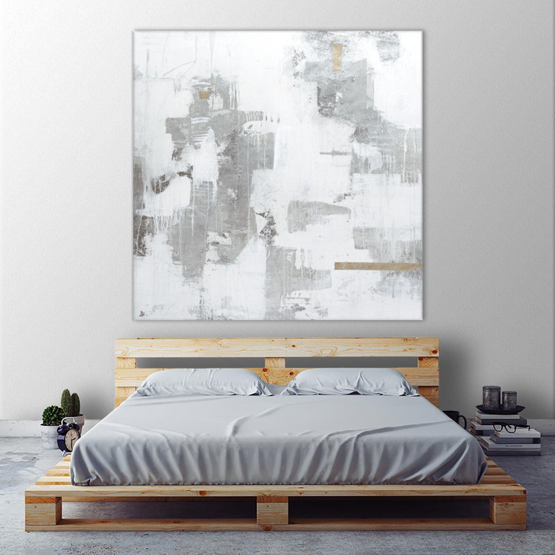 Haloed In Metallic II sur toile, H 54 po x l 54 po x P 1,5 po
