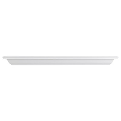Floating Wood Fireplace Mantel Shelf