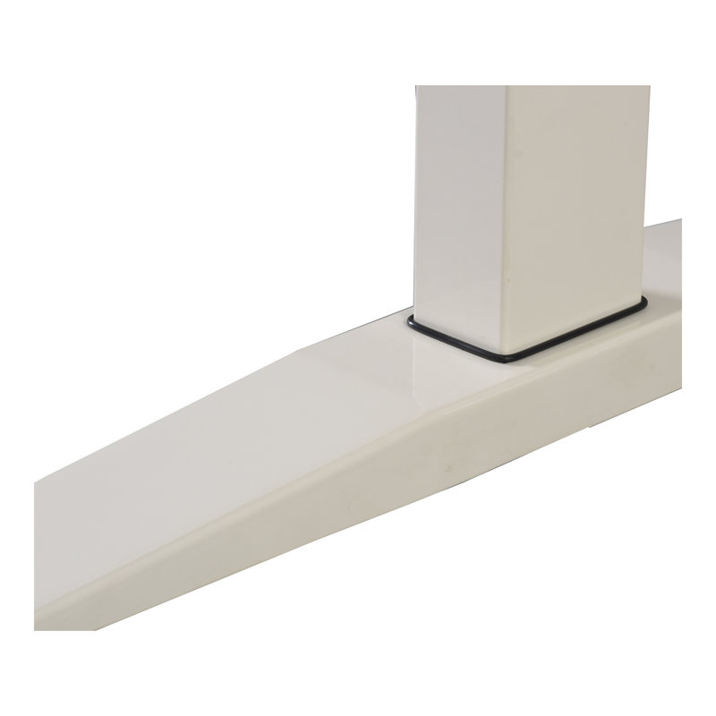 47" Tech Desk Standing And Adjustable Desk In White