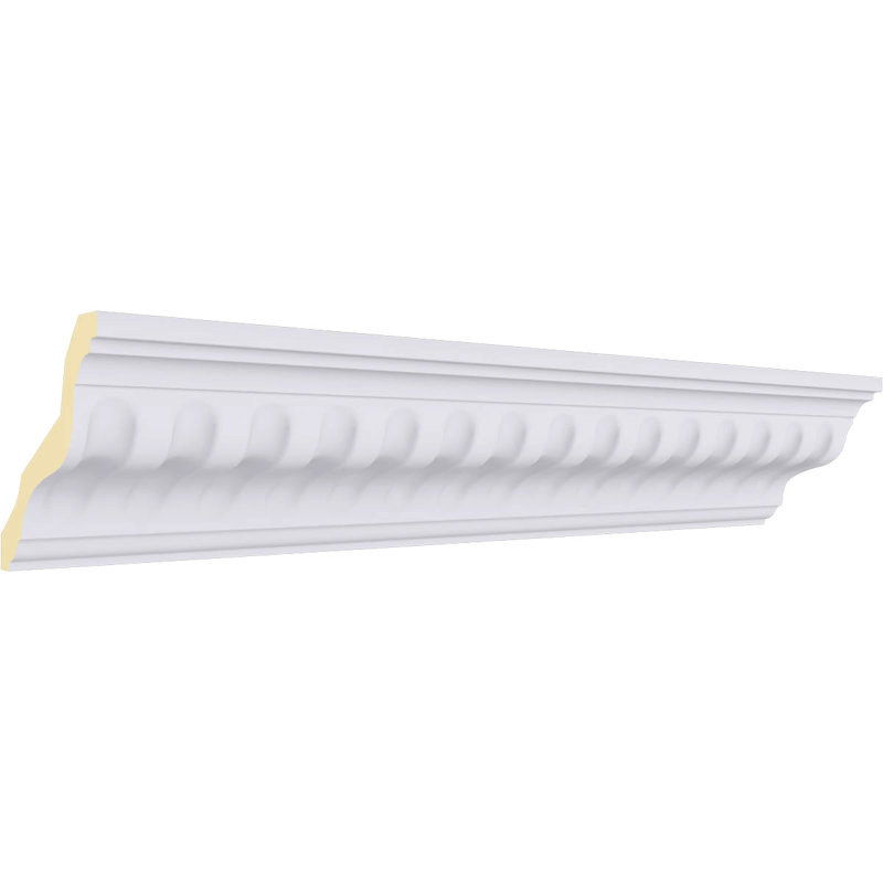 Moulure couronnée H 3 3/8 po x P 3 3/8 po x F 5 po x L 94 1/2 po