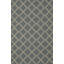 Blue Flat Weave Wool Stepped Diamond Lattice Geometric Modern Contemporary Carpet Rug-1923581367