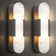 Zaheda Dimmable LED solid brass Wall Mounted Sconce with Alabaster Shade