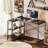 L Shaped Computer Desk with Reversible Storage Shelves, Gaming Corner Desk for Home Office-1519630086-1519630085