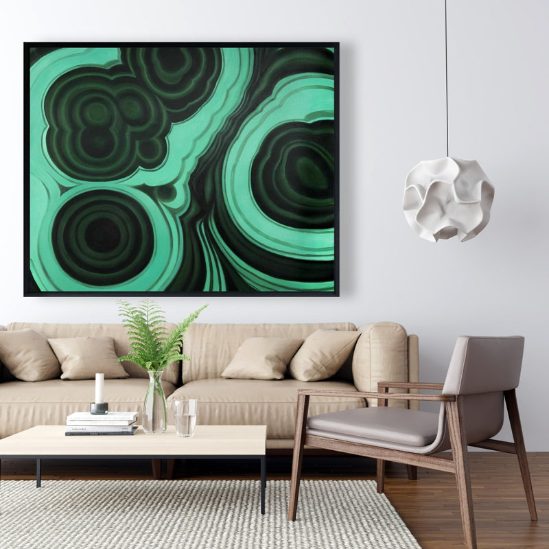 " Malachite Stone ", 48" H x 60" W