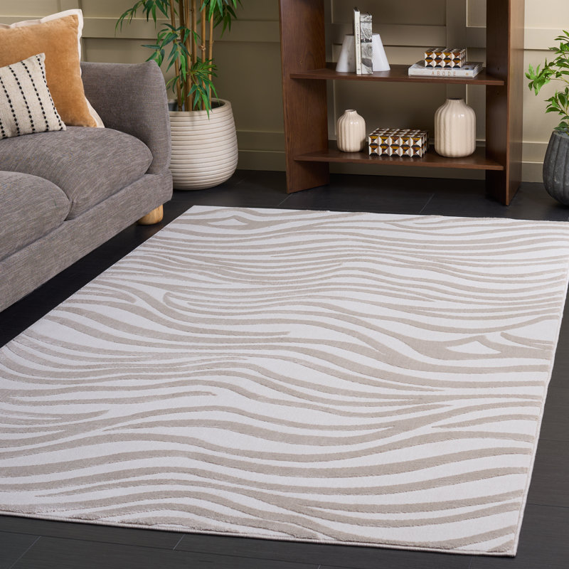 Saylor 130 Performance Abstract Rug, Rectangle 5'5" x 7'7"