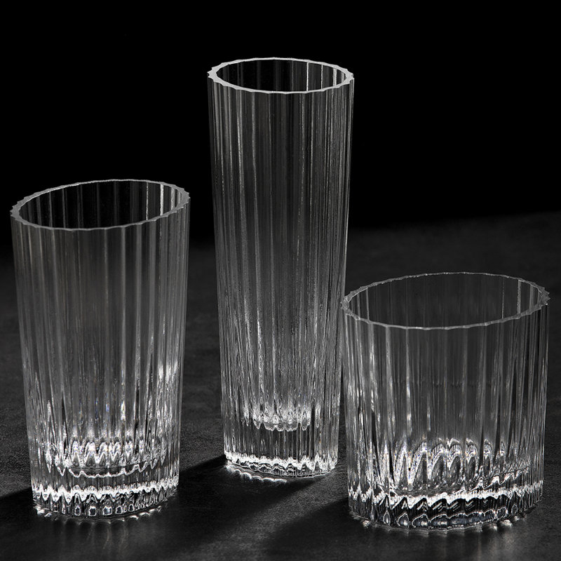 Missoni Champagne Glasses NASTRI Set Of 6  Transparent 7.5 Oz, H 6.5", Clear