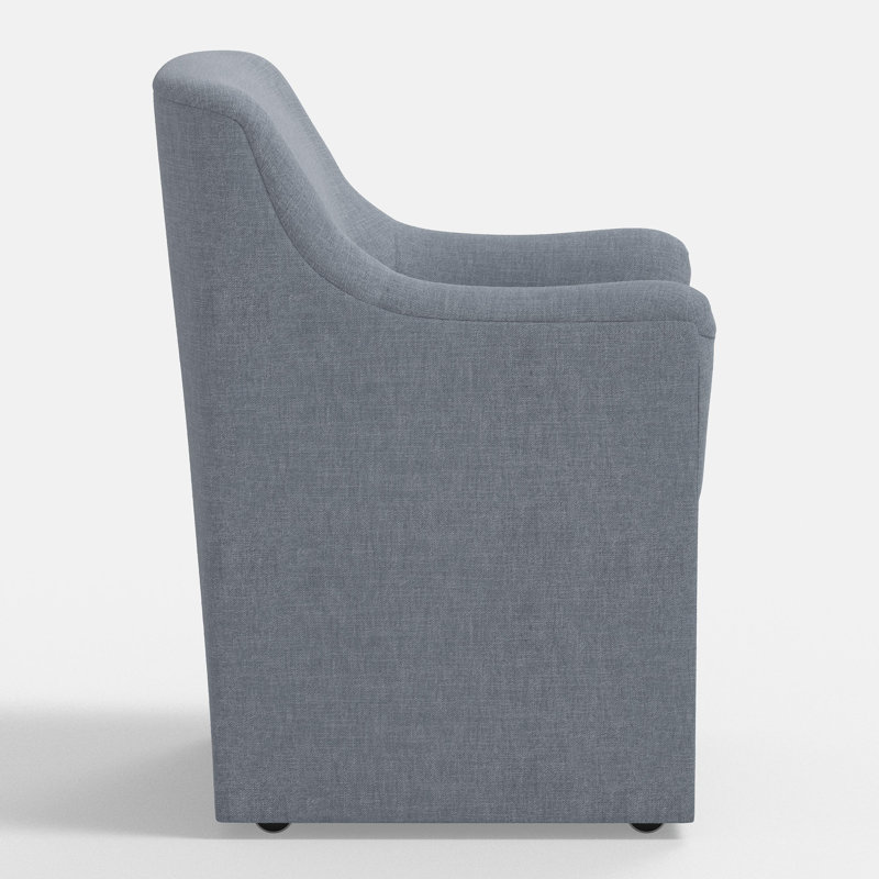 Upholstered Armchair, Performance Textured Weave River
