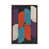 Classic Brown Wood Floater Framed