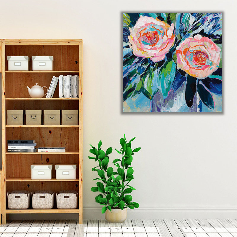 Sarahs Bouquet - reproduction d'art sur toile, H 24 po x l 24 po
