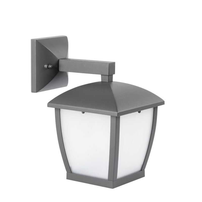 Mullett Dark Grey Outdoor Wall Lantern