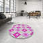 Tapis rose / gris clair Power Loom-668673246