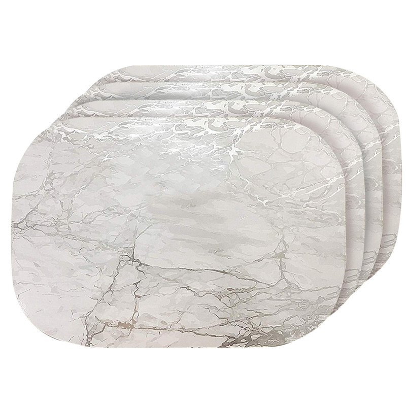 Tapis de table de salle à manger Placemats, Argent