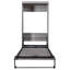 Armoire pour lit simple, gris