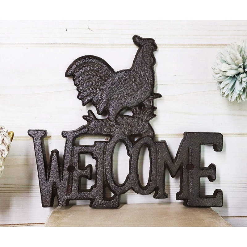 Sculpture de coq Jwaun Welcom