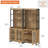 2 PCS Modern 72" Tall Bookcases With Glass Doors And Adjustable Shelves, Library Book Shelf With Storage Cabinet And Open Book Shelfs, Wood Bookshelves For Home Office, Living Room, Oak-594137676-594137667-594137668