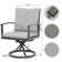 Mongeon Rectangular 84" Long Aluminum Dining Set with Cushions