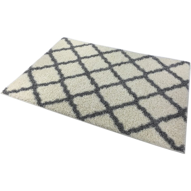 Tapis à poils longs à poils longs, Rectangle 3 pi 3 po x 7 pi