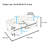 FX-P83.46" W x 30.51" D x 31.9" H Velvet Chesterfield 3-Seater Living Room Sofa Set