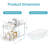 Storage Box Under Two-Layer Transparent Sink