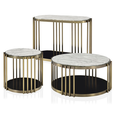 Ensemble de tables basses 3 pièces Thomaston