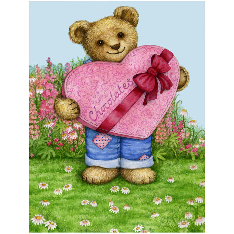 Drapeau de jardin Bodil Valentine, H 28 po x l 40 po