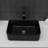 19"X15" Black Ceramic Rectangular Vessel Bathroom Sink For Countertop Installation | Gift Idea-122712243