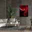 «Red Flower» par Mark Ashkenazi, art mural sur toile-452663216