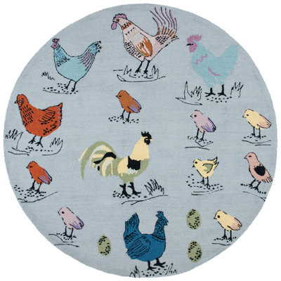 Garrey Novelty Hand Tufted Wool And Cotton With Latex Rug