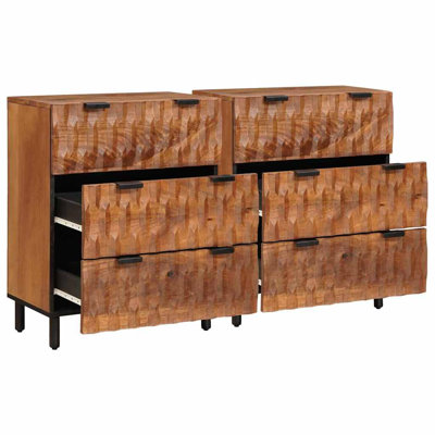 Solid Wood Rectangle Accent Chest