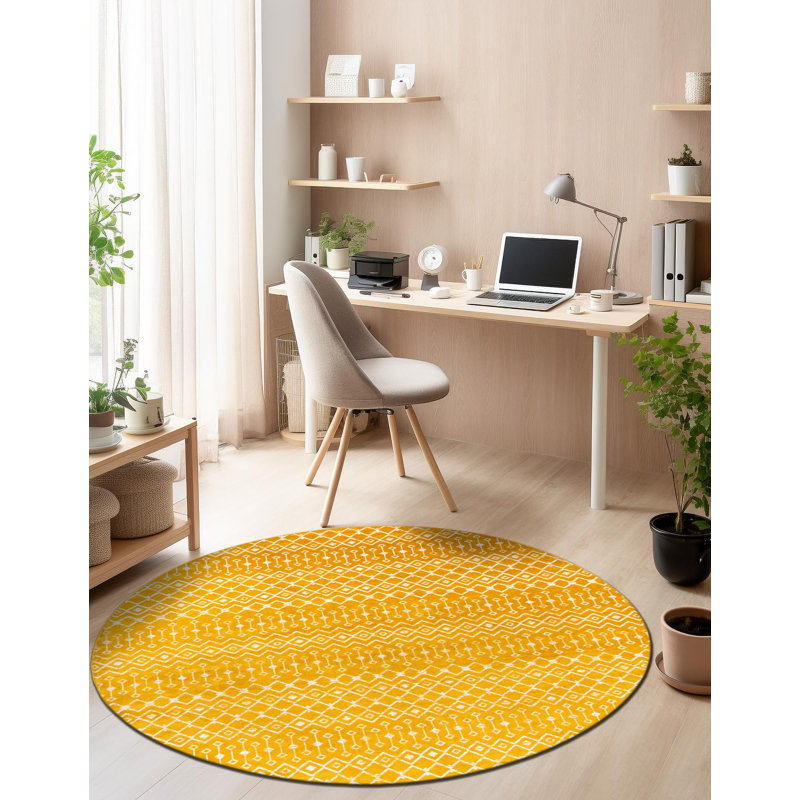 Alecto Moroccan Trellis Rug, Round 10'