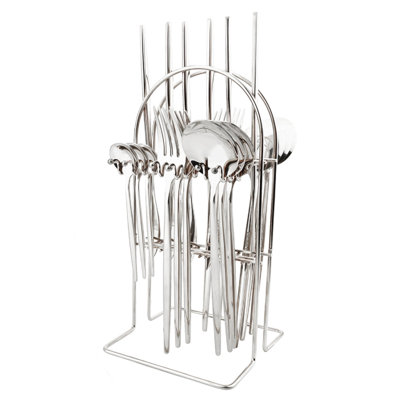 Mercer41 Ismat Stainless Steel Flatware Set - Service for 6