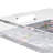 Blossom Fantasia Charcoal Acrylic Rectangle Decorative Tray-121429368